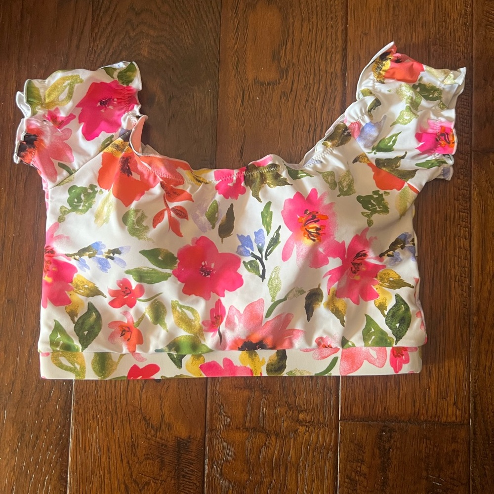 8/10 coral reef swim top